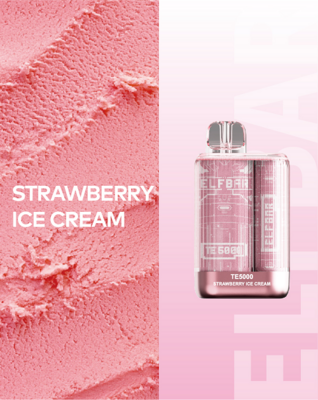 Elf Bar TE5000 Strawberry Ice Cream Disposable Pod Device
