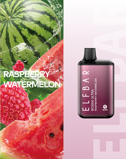 Elf Bar BC5000 Ultra Raspberry Watermelon Disposable Pod Device