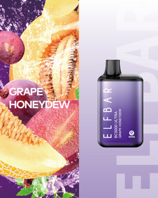 Elf Bar BC5000 Ultra Grape Honeydew Disposable Pod Device