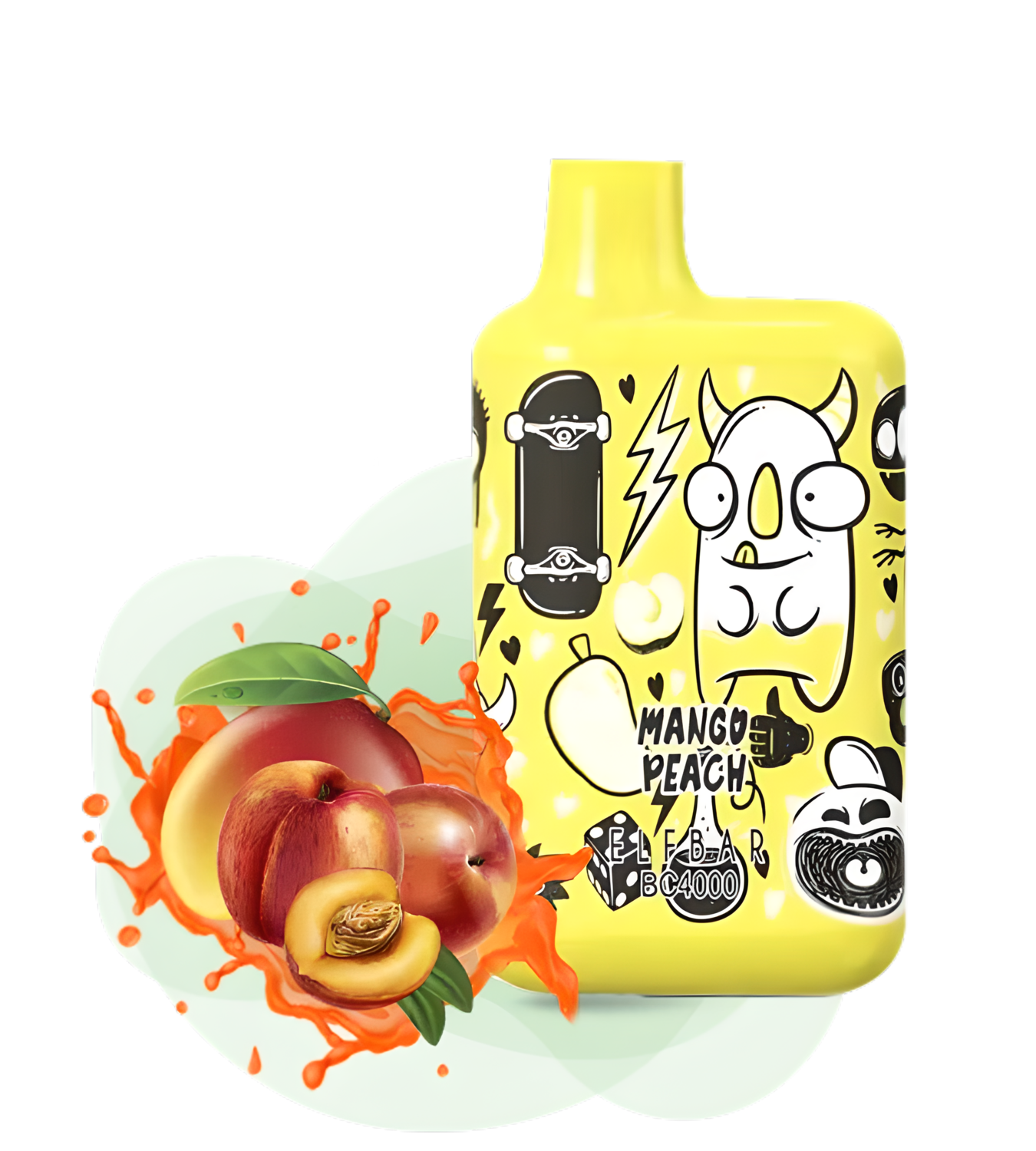 Elf Bar BC4000 LE Mango Peach Disposable Pod Device