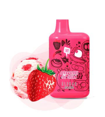 Elf Bar BC4000 LE Strawberry Ice Cream Disposable Pod Device
