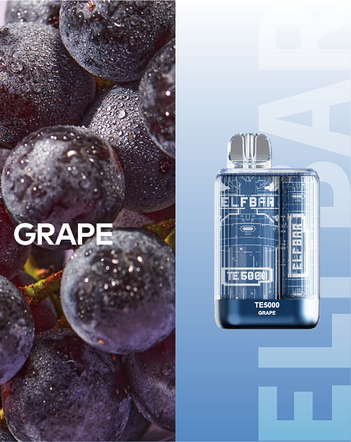 Elf Bar TE5000 Grape Disposable Pod Device