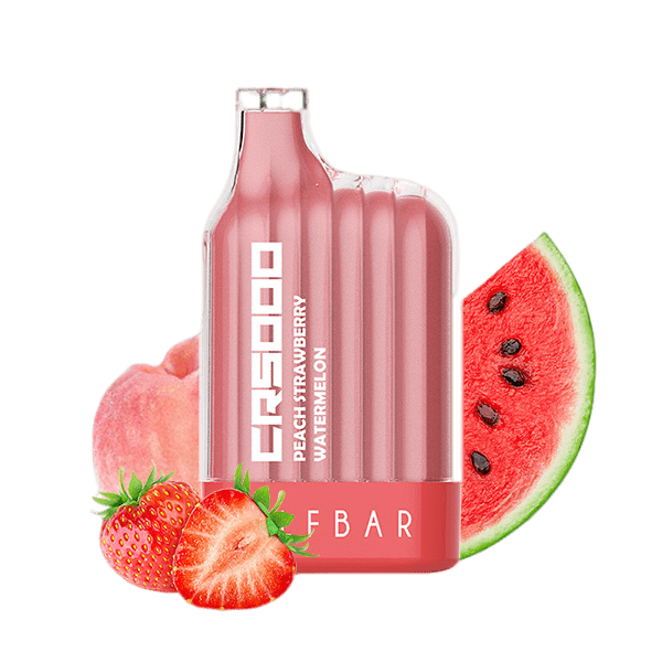 Elf Bar CR5000 Peach Strawberry Watermelon Disposable Pod Device
