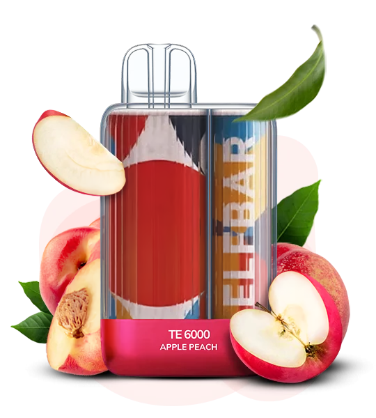 Elf Bar TE6000 Apple Peach Disposable Pod Device