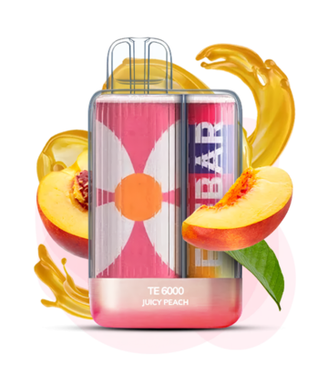 Elf Bar TE6000 Juice Peach Disposable Pod Device