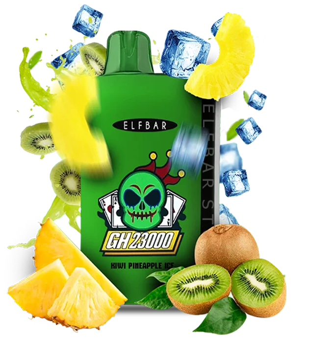 ELF BAR GH 23000 Kiwi Pineapple Ice Photo ELF BAR GH 23000
Buy ELF BAR GH 23000 Buy Elf Bar in Kiev by courier delivery.
Buy Elf Bar by delivery "Nova Poshta" all over Ukraine. The official representative office of ELF BAR - in Ukraine.