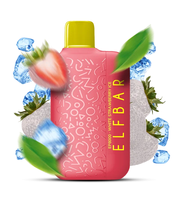ELF BAR EP 8000 White Strawberry Ice