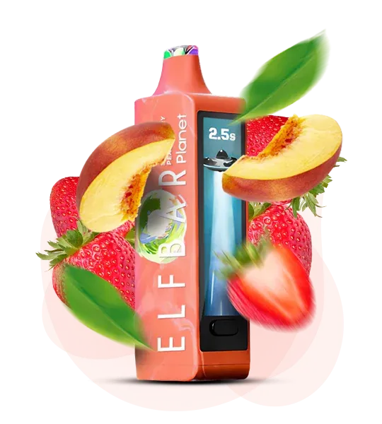Elf Bar Planet 25000 Strawberry Peach+