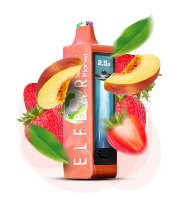 Elf Bar Planet 25000 Strawberry Peach+