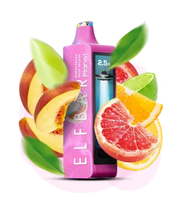 Elf Bar Planet 25000 White Peach Baja Splash