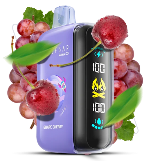 Elf Bar Raya D3 25 000 Grape Cherry