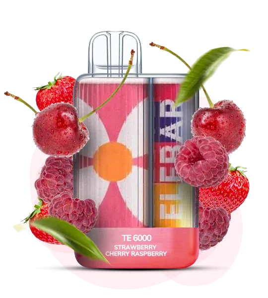 Elf Bar TE6000 Strawberry Cherry Raspberry