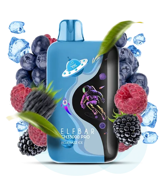 Elf Bar GH 33000 Pro Blue Razz Ice Elf Bar GH 33000 Pro Blue Razz Ice