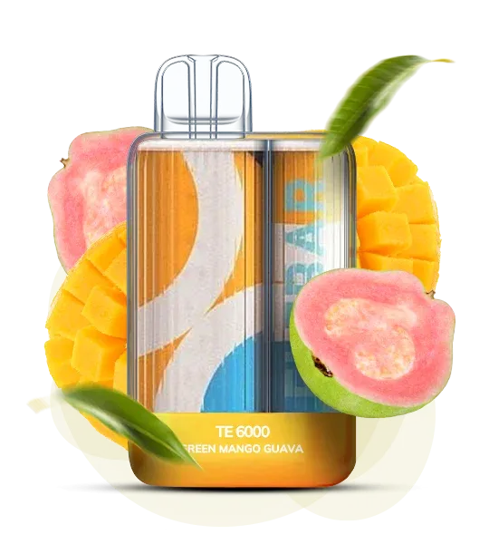 Elf Bar TE6000 Green Mango Guava Elf Bar TE6000 Green Mango Guava