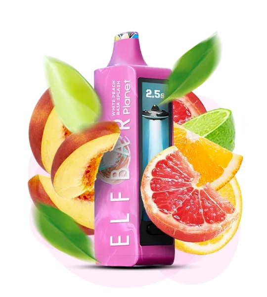Elf Bar Planet 25000 White Peach Baja Splash