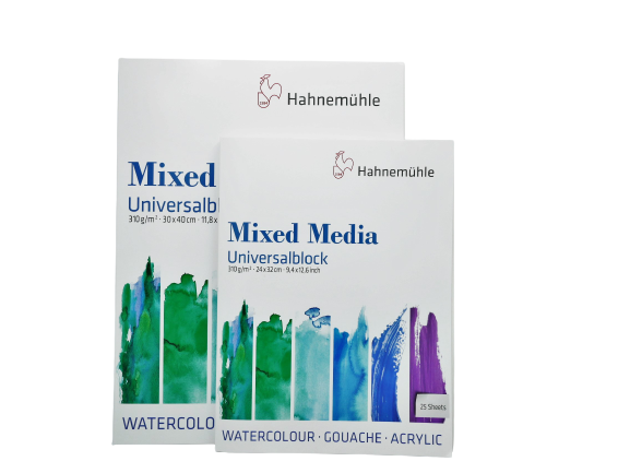 Hahnemühle Mixed Media Universalblock 310g/m², 25 Blatt  Sonderaktion
