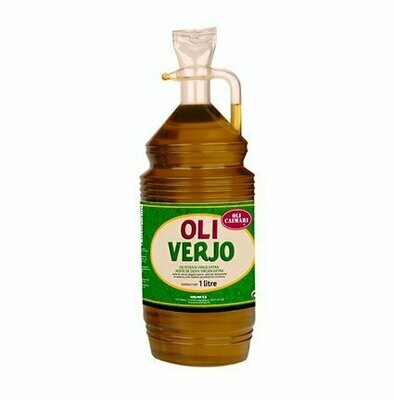 OLI VERJO. Aceite de oliva virgen extra etiqueta verde. 1L