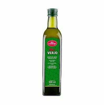 OLI VERJO. Aceite de oliva virgen extra etiqueta verde. 500 ml