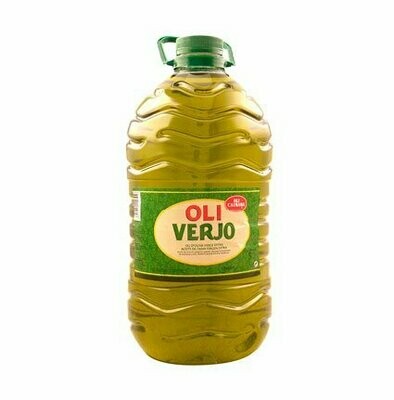 OLI VERJO. Aceite de oliva virgen extra etiqueta verde. Garrafa 5L
