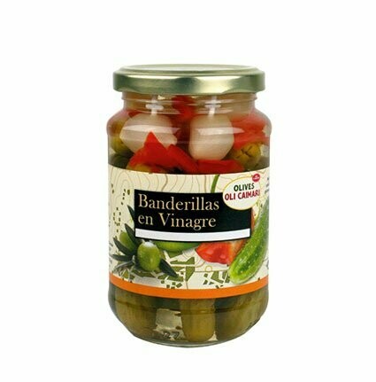 OLIVES OLI CAIMARI. Banderillas en vinagre. 350 g