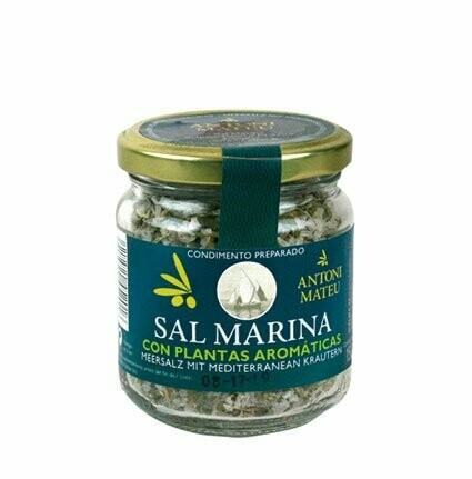 ANTONI MATEU. Sal Marina con plantas Aromáticas. 150 g