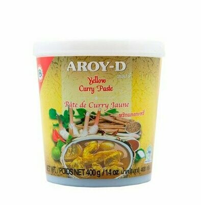 AROY-D. Pasta de Curry Amarillo. 400 g
