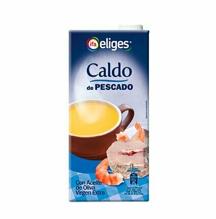 ELIGES. Caldo líquido de pescado. Brick 1 Litro