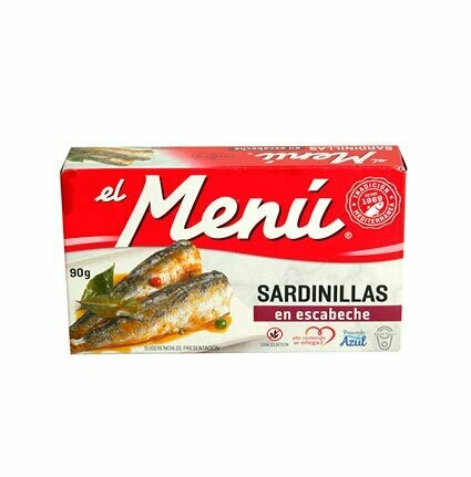 EL MENÚ. Sardinilla en Escabeche. 90 g