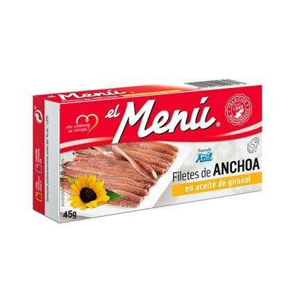 EL MENÚ. Anchoa en Aceite de Girasol. 42 g