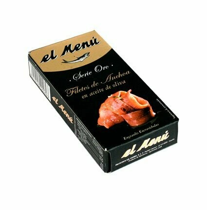 EL MENÚ. Anchoa Cantabrico. Lata negra 50 g.