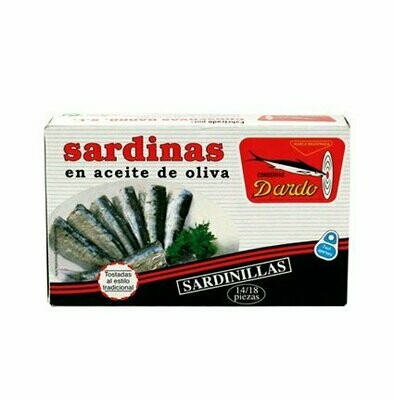 DARDO. Sardinas en Aceite de Oliva. 118 g