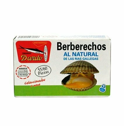 DARDO. Berberechos al natural. 118 g