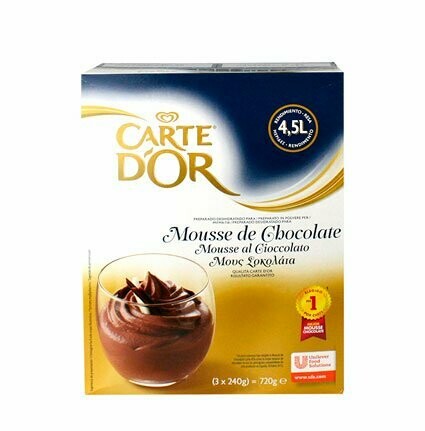 CARTE DOR. Preparado para Mousse de Chocolate. 720 g