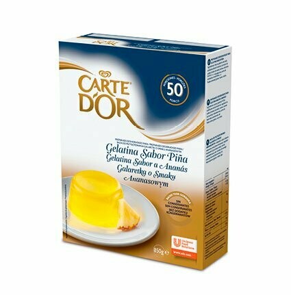 CARTE DOR. Preparado para Gelatina sabor a Piña. 850 g