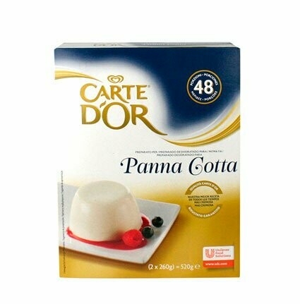 CARTE DOR. Preparado para Panna Cotta. 520 g