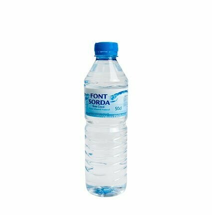 FONT SORDA. Agua Mineral. 12 Botellines de 500 ml