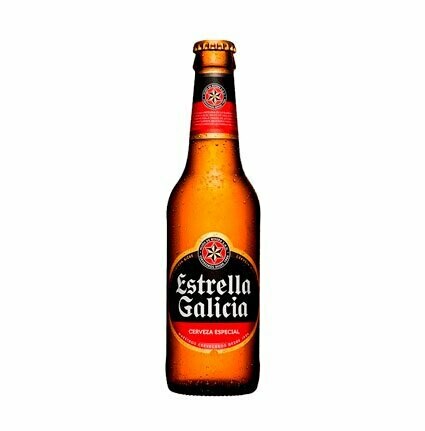 ESTRELLA GALICIA. Cerveza. Pack 24 botellas 25 cl