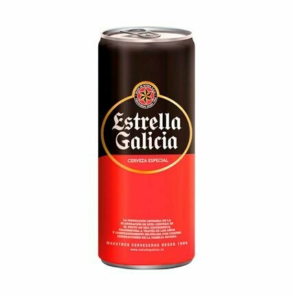 ESTRELLA GALICIA. Cerveza. Pack 24 latas 33 cl
