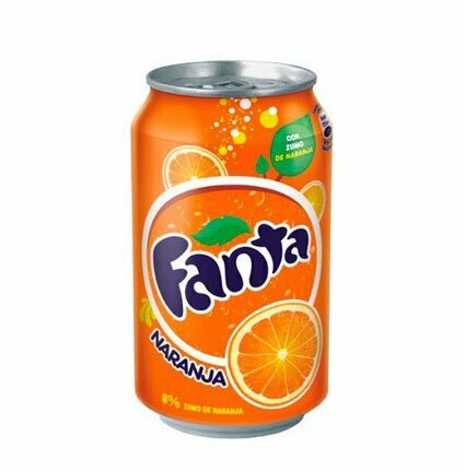 FANTA Naranja. Pack 24 latas 33 cl