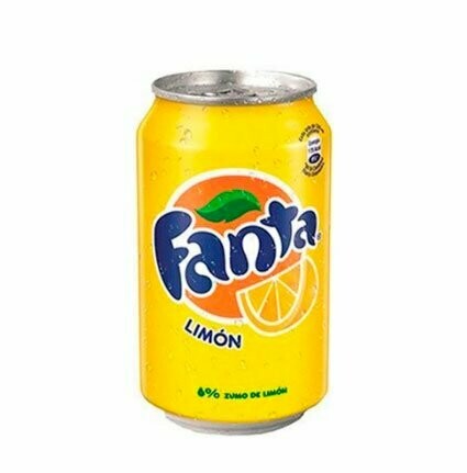 FANTA Limón. Pack 24 latas 33 cl
