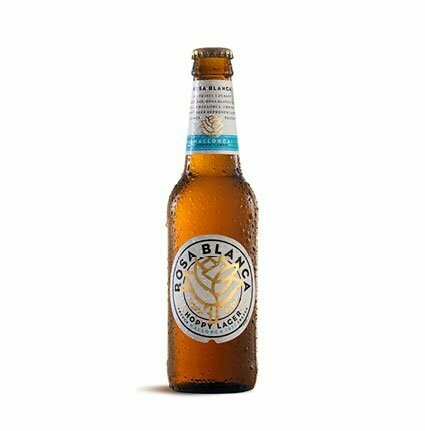 ROSA BLANCA. Cerveza. Pack 24 botellas 25 cl