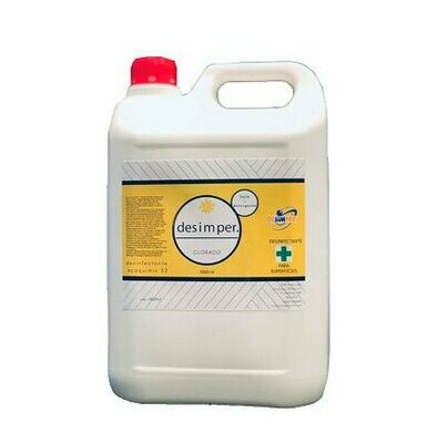 DESIMPER. Desinfectante clorado. 5 L