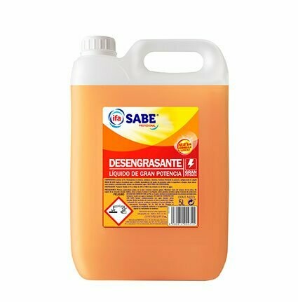 IFA-SABE. Desengrasante líquidoGran Potencia. 5 L