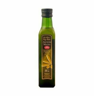 ANTONI MATEU. Coupage. Aceite de oliva virgen extra. 250 ml. Cosecha nueva.