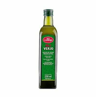 OLI VERJO. Aceite de oliva virgen extra etiqueta verde. 250 ml