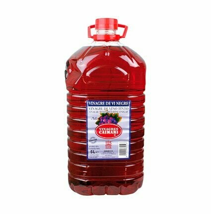 VINAGRES CAIMARI. Vinagre de vino tinto 6º. 5 L
