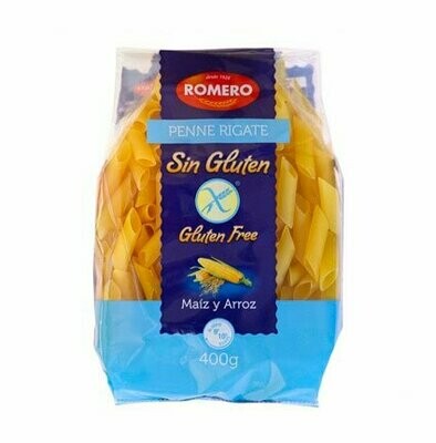 ROMERO. Macarrones sin gluten. 400 g
