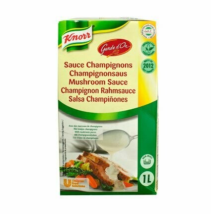 KNORR. GARDE D'OR. Salsa de Champiñones. 1 l