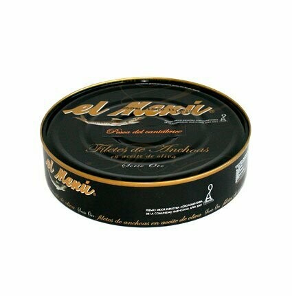 EL MENÚ. Anchoa del Cantábrico.Lata negra. 550 g