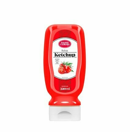 SALSES CAIMARI. Ketchup Top Down. 370 ml